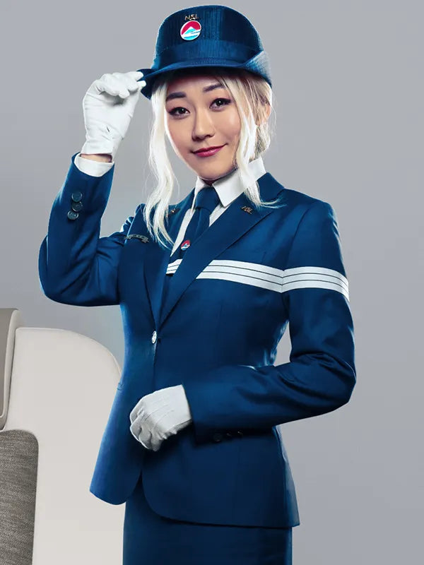 Bullet Train Mrs. Wolf Blue Blazer - jnjjackets