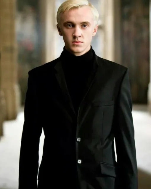 Draco Malfoy Black Suit