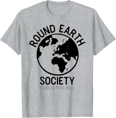 Round Earth Society T-Shirt - jnjjackets