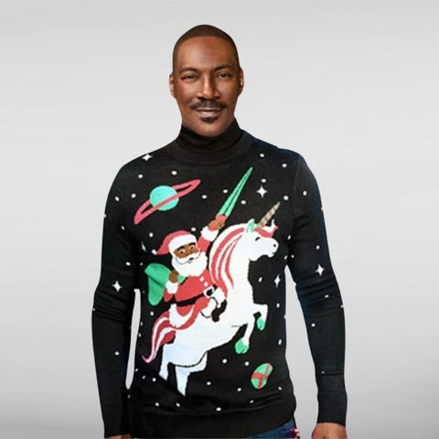 Candy Cane Lane Eddie Murphy Christmas Sweater - JnJ Jackets