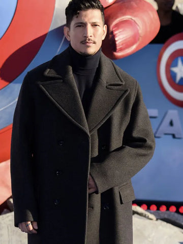 Joaquin Torres Captain America Brave New World Black Coat - jnjjackets