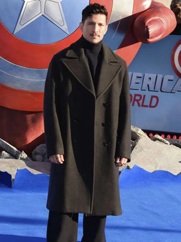 Joaquin Torres Captain America Brave New World Black Coat - jnjjackets
