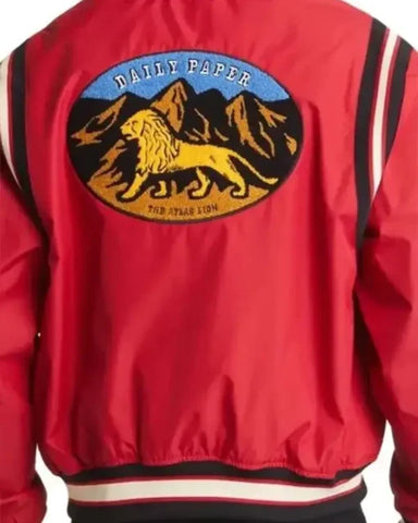 Chance the Rapper Red Bomber Jacket