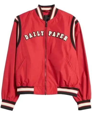 Chance the Rapper Red Bomber Jacket