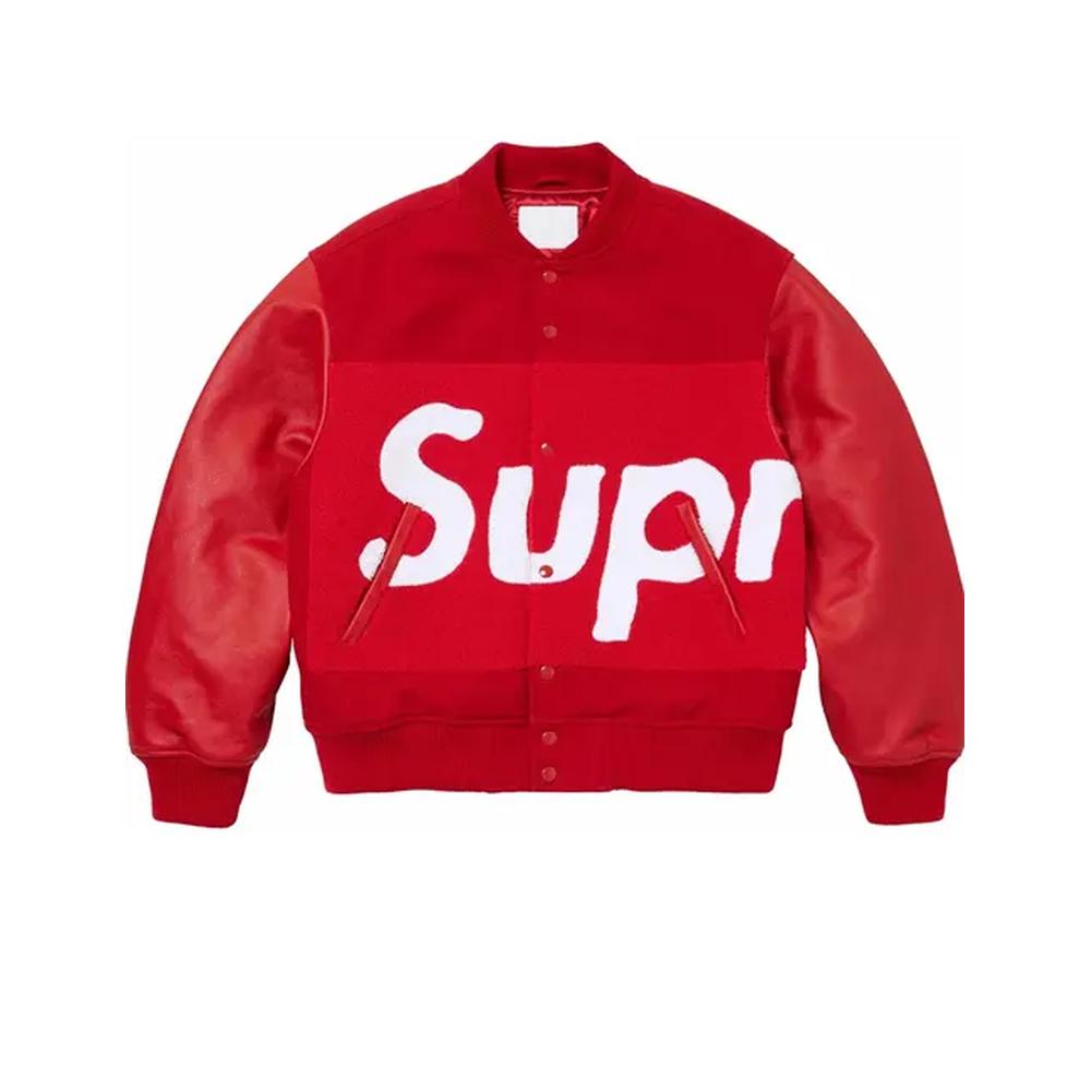 Chenille Supreme Red Jacket - JnJ Jackets