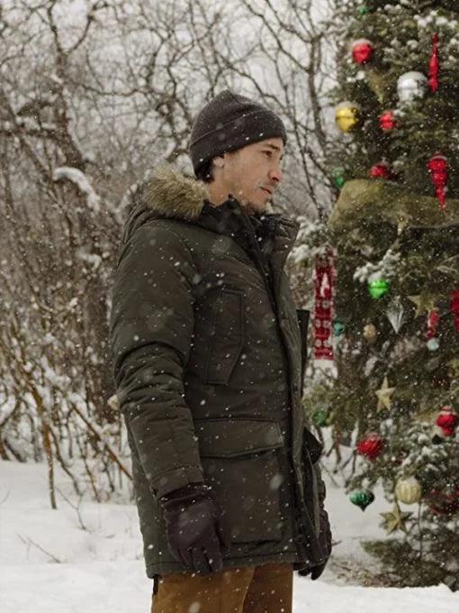 Christmas With The Campbells Justin Long Green Jacket - JnJ Jackets