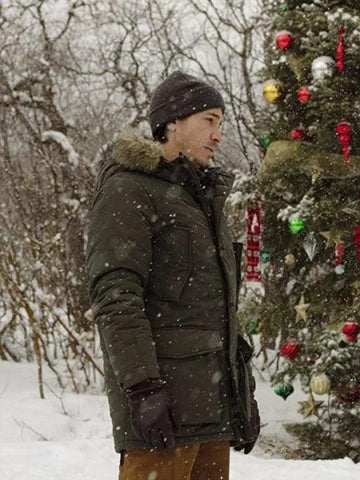 Christmas With The Campbells Justin Long Green Jacket - JnJ Jackets