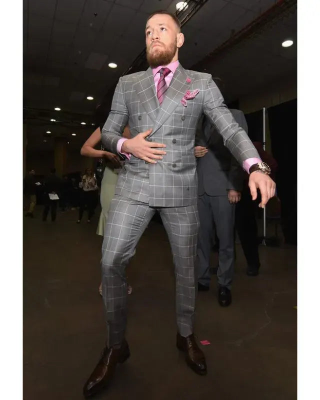 Conor McGregor Grey Suit