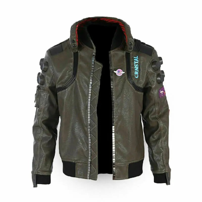 Cyberpunk 2077 Samurai Leather Jacket – Bold Futuristic Style