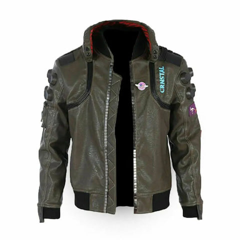 Cyberpunk 2077 Samurai Leather Jacket – Bold Futuristic Style