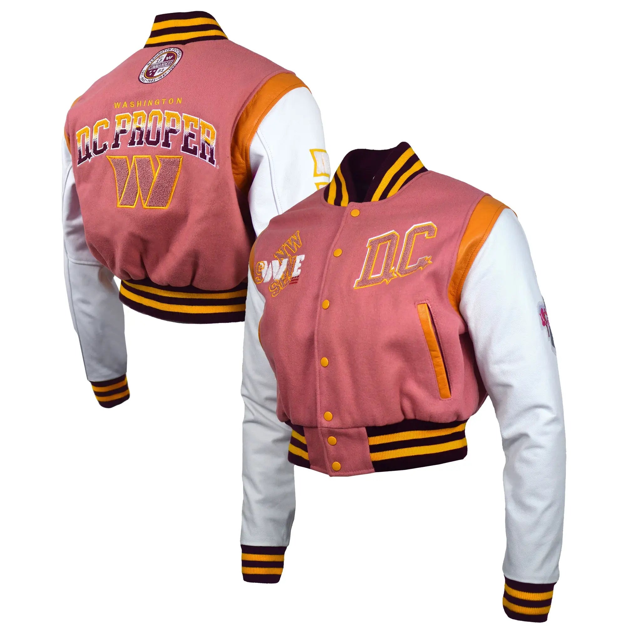 DC Proper Pink Washington Commanders Jacket