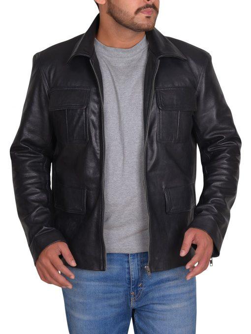 Vampire Diaries Damon Salvatore Leather Jacket - jnjjackets