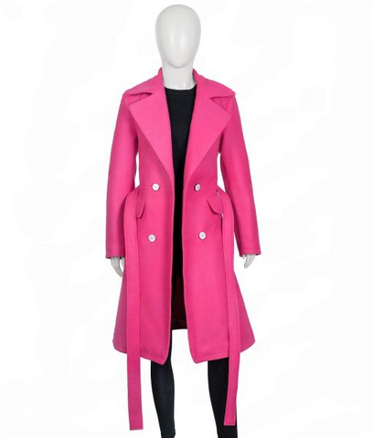 Emily In Paris Emily Cooper Pink Coat