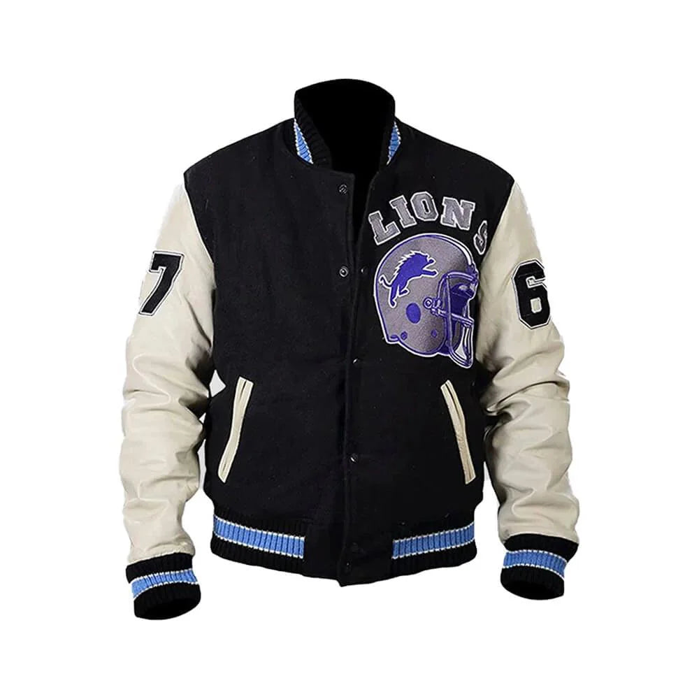 Axel Foley Detroit Lions Varsity Jacket