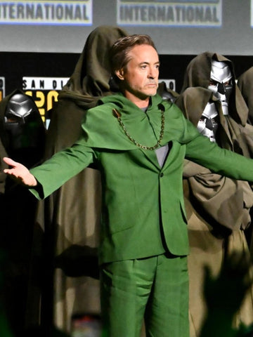 Robert Downey Jr Doctor Doom Green Suit
