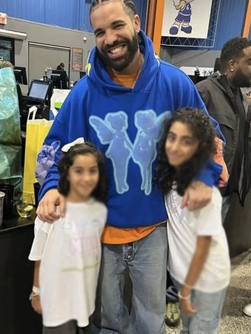 Drake Blue Hoodie - JnJ Jackets