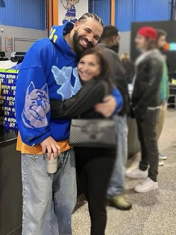 Drake Blue Hoodie - JnJ Jackets