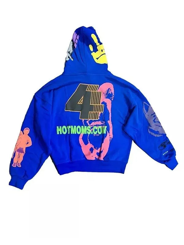 Drake Blue Hoodie - JnJ Jackets