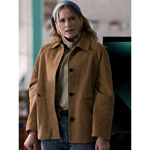 Elsbeth Quinn Powers Brown Jacket - JnJ Jackets