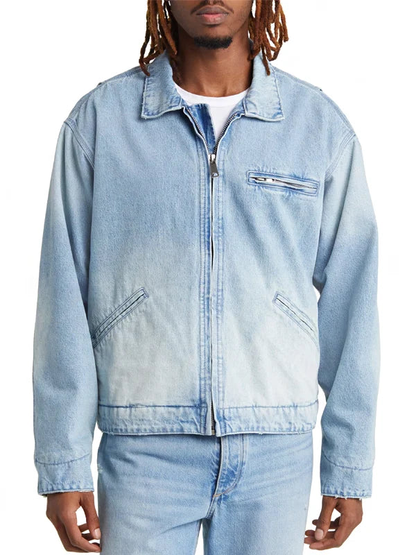 Elwood Petrol Denim Jacket