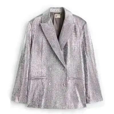 Taylor Swift Eras Tour Silver Blazer - JnJ Jackets