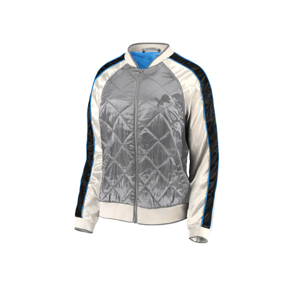 Erin Andrews Detroit Lions Quilted Jacket - JnJ Jackets