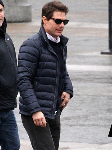 Tom Cruise Mission Impossible 7 Blue Quilted Jacket - jnjjackets