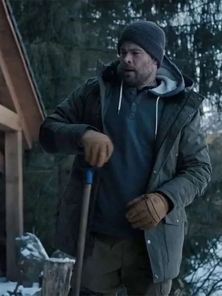 Chris Hemsworth Extraction 2 Hooded Jacket