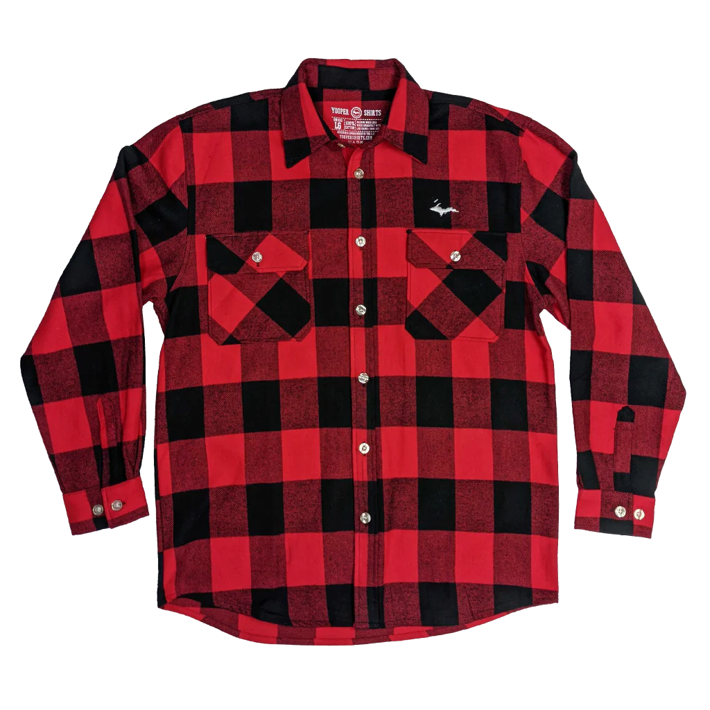 Flannel Plaid Shirt - jnjjackets