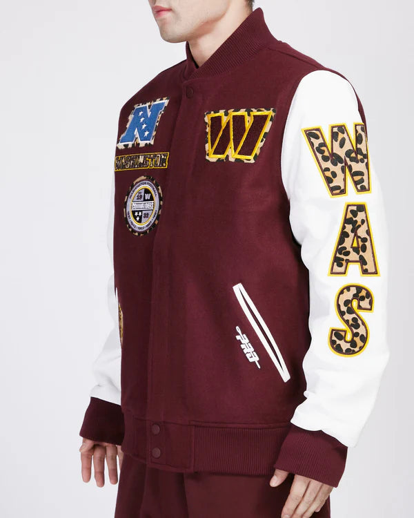 Washington Commanders Wool Varsity Jacket