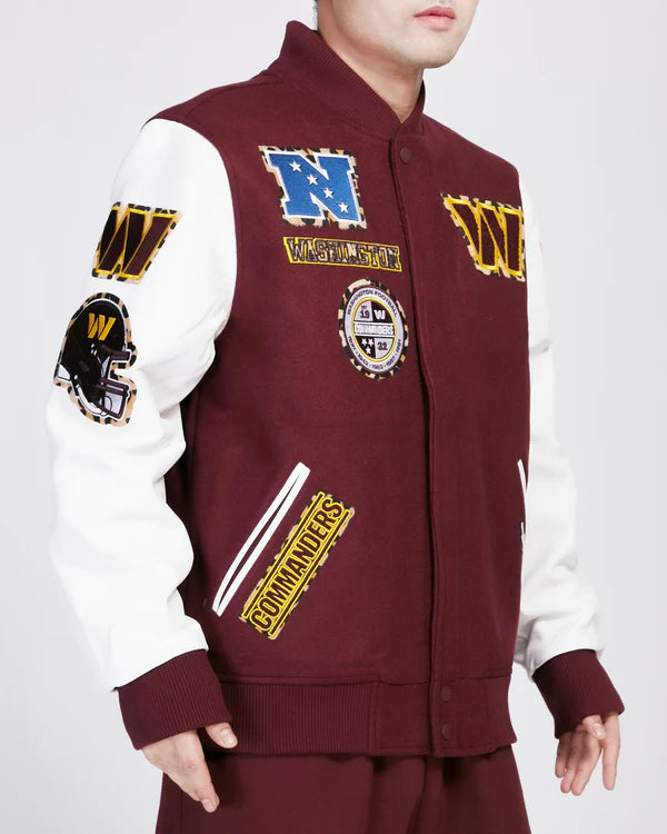 Washington Commanders Wool Varsity Jacket