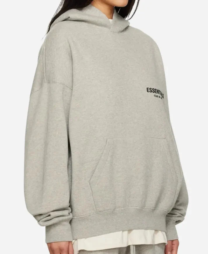 Fear Of God Essentials Gray Hoodie