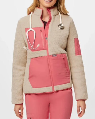 Figs Sherpa Jacket - JnJ Jackets