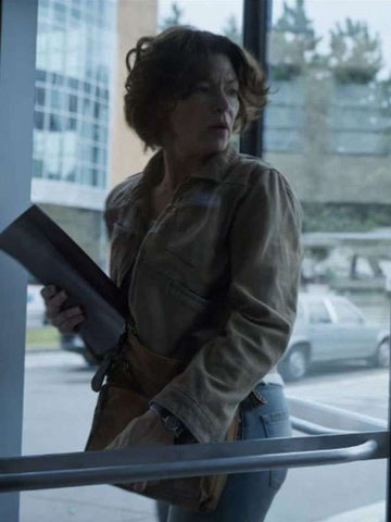Rya Kihlstedt Final Destination Bloodlines Brown Jacket
