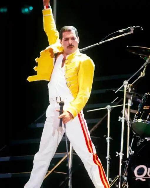 Freddie Mercury Queen Yellow Jacket - JnJ Jackets