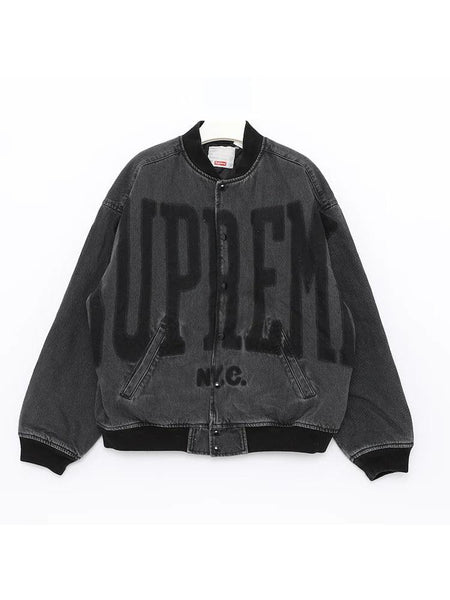 Supreme Denim Varsity Jacket