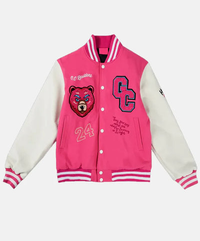 Gag City Pink Varsity Jacket