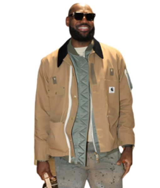 lakers game layered cotton jacket