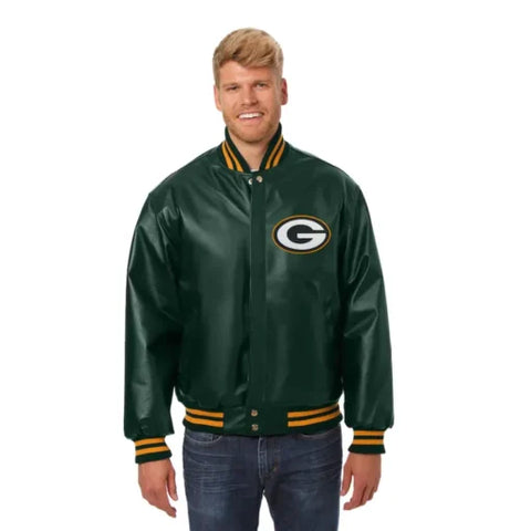 Green Bay Packers Leather Jacket - JnJ Jackets