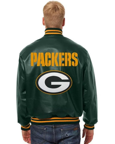 Green Bay Packers Leather Jacket - JnJ Jackets