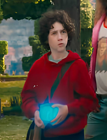 Sebastian Eugene Hansen Minecraft Movie Red Hoodie - jnjjackets