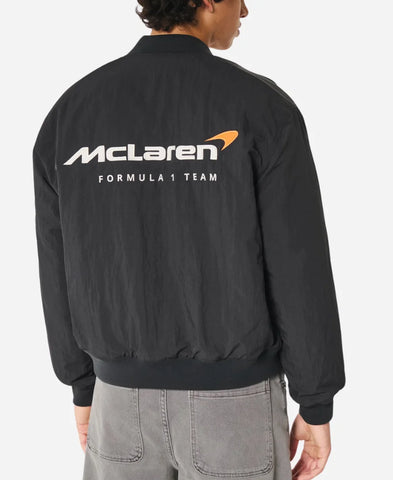 Hollister McLaren Black Jacket – Sleek & Sporty Look | JNJ Jackets - jnjjackets