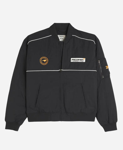 Hollister McLaren Black Jacket – Sleek & Sporty Look | JNJ Jackets - jnjjackets