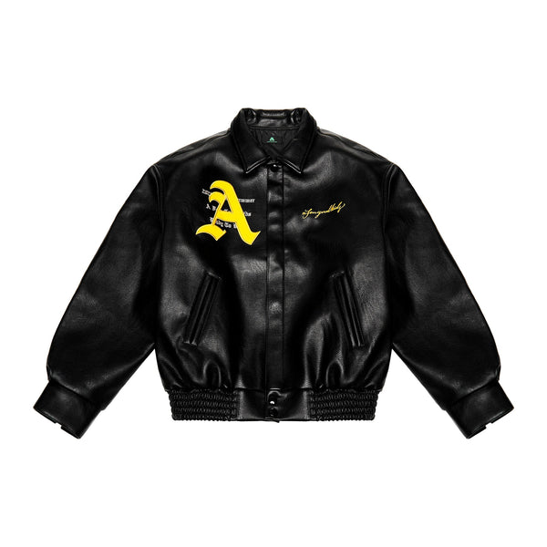 Racing Ferrari Leather Jacket