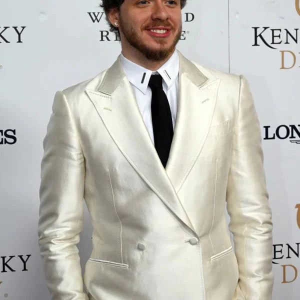 Jack Harlow White Suit - JnJ Jackets