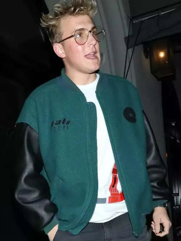 Jake Paul Los Angeles Street Style Varsity Jacket