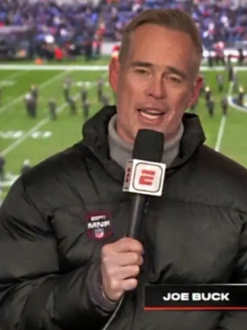 Joe Buck Black Puffer Jacket - JnJ Jackets