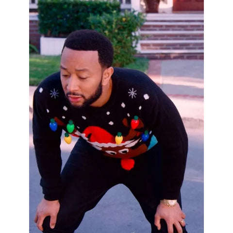 The Voice John Legend Christmas Sweater - JnJ Jackets