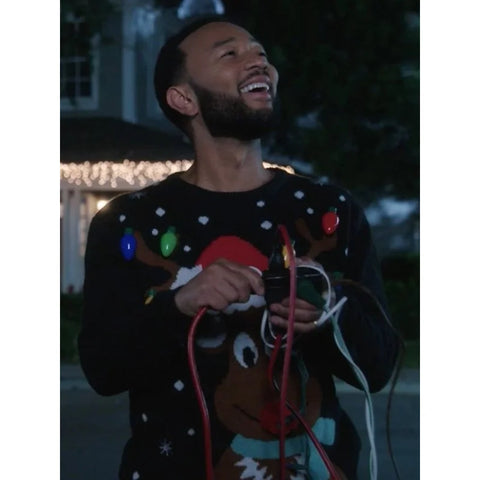 The Voice John Legend Christmas Sweater - JnJ Jackets