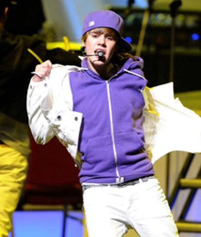 Justin Bieber Purple Hoodie - JnJ Jackets